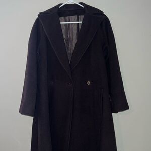 Vintage swing style wool trench coat size medium